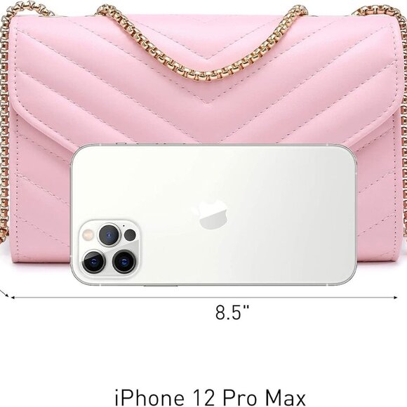 Women Small Quilted Crossbody Bags Stylish Designer Evening Bag Clutch Purses an - Picture 4 of 7